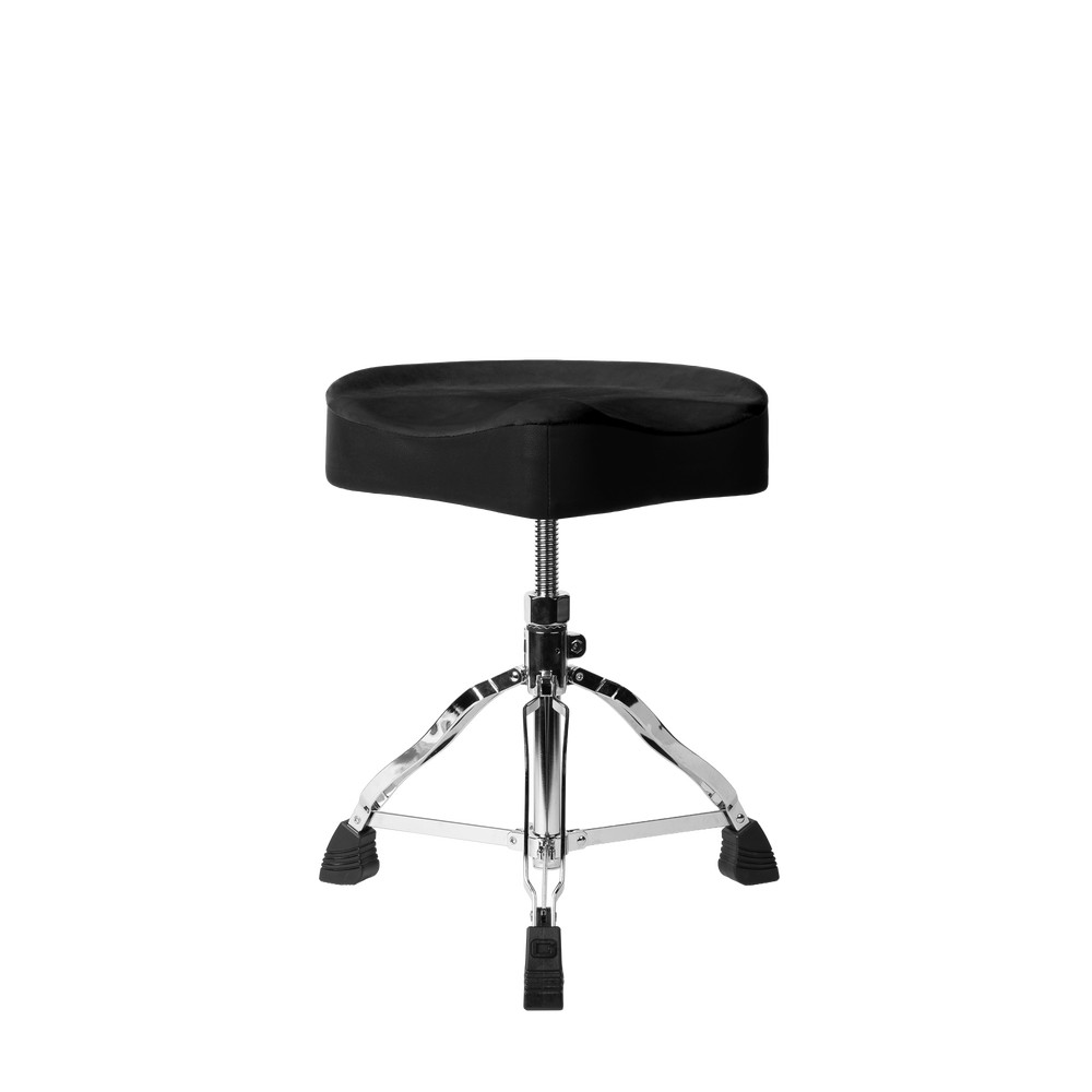 Gator Spindle Drum/Guitar Throne Saddle Seat – Black