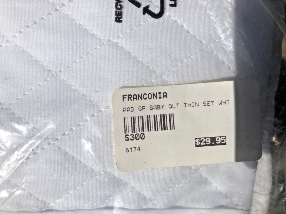 5 NEW JACKS DOUBLE BACK WHITE QUILTED SADDLE PAD