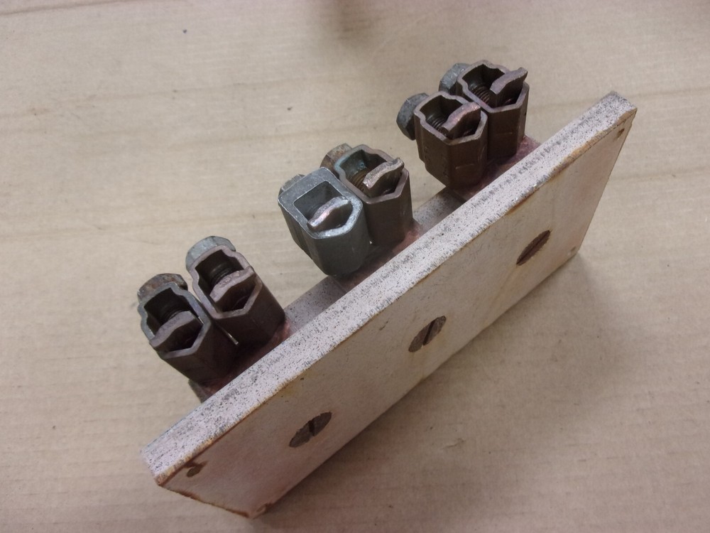 Motor Generator Input Output Buss Line Connection Terminal Board 3Ph 6-4/0 Wire