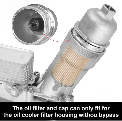 Upgrade Aluminum Engine Oil Filter Housing Cap with
