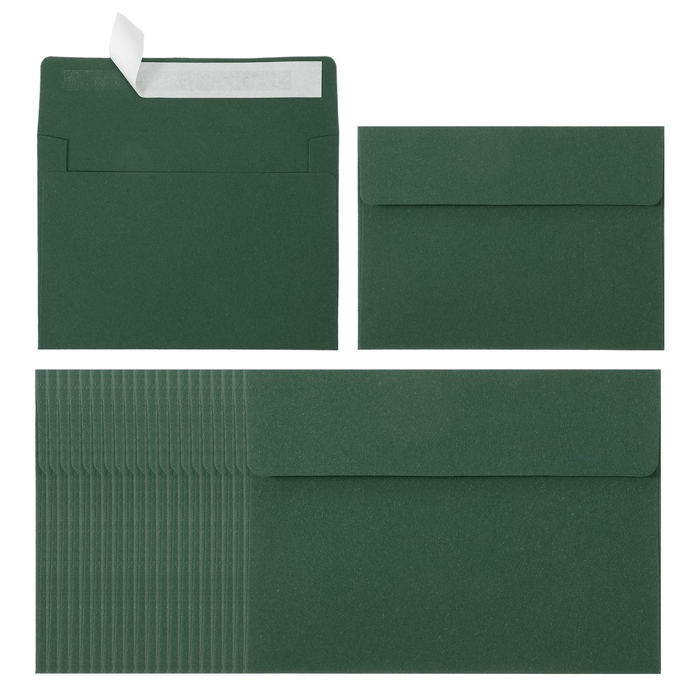 24Pack A2 Envelopes, Green Invitation Envelopes4-3/8" x 5-3/4"