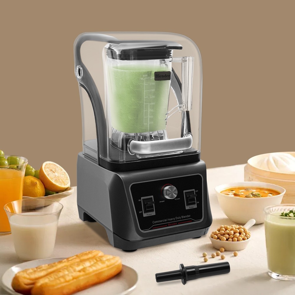 Multifunctional Blending Machine Blender with Soundproof Shield & Speed Control
