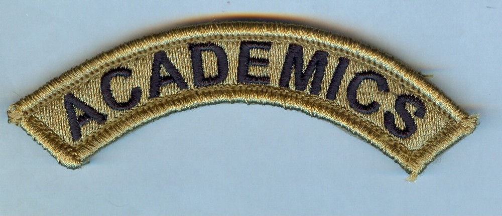 ARMY JROTC - "ACADEMICS" SHOULDER TAB - MULTICAM VARIATION