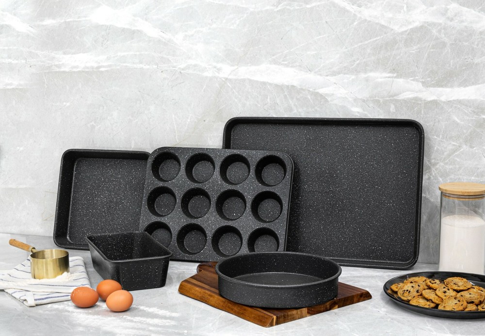 Granitestone 5 Piece Complete Nonstick Titanium Diamond Infused Bakeware Set