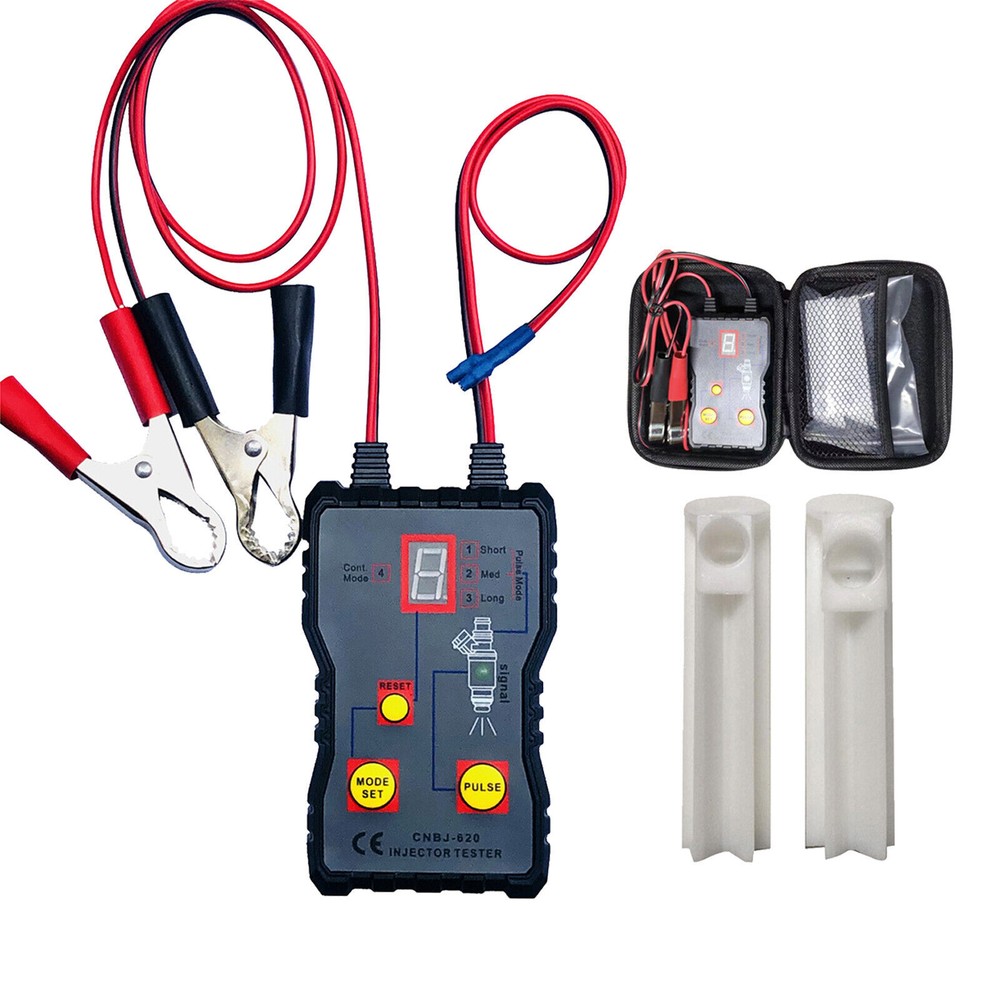 12V Car Fuel Injector Tester 4 Pulse Modes Car Injector Cleaner Controller Tool