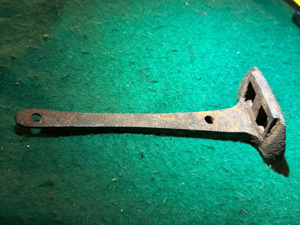 Vintage 5 1/4" double barrel muzzleloader shotgun tang