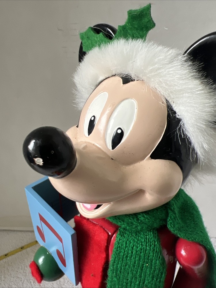 Disney’s Mickey Wood 13” Nut Cracker W/Tags