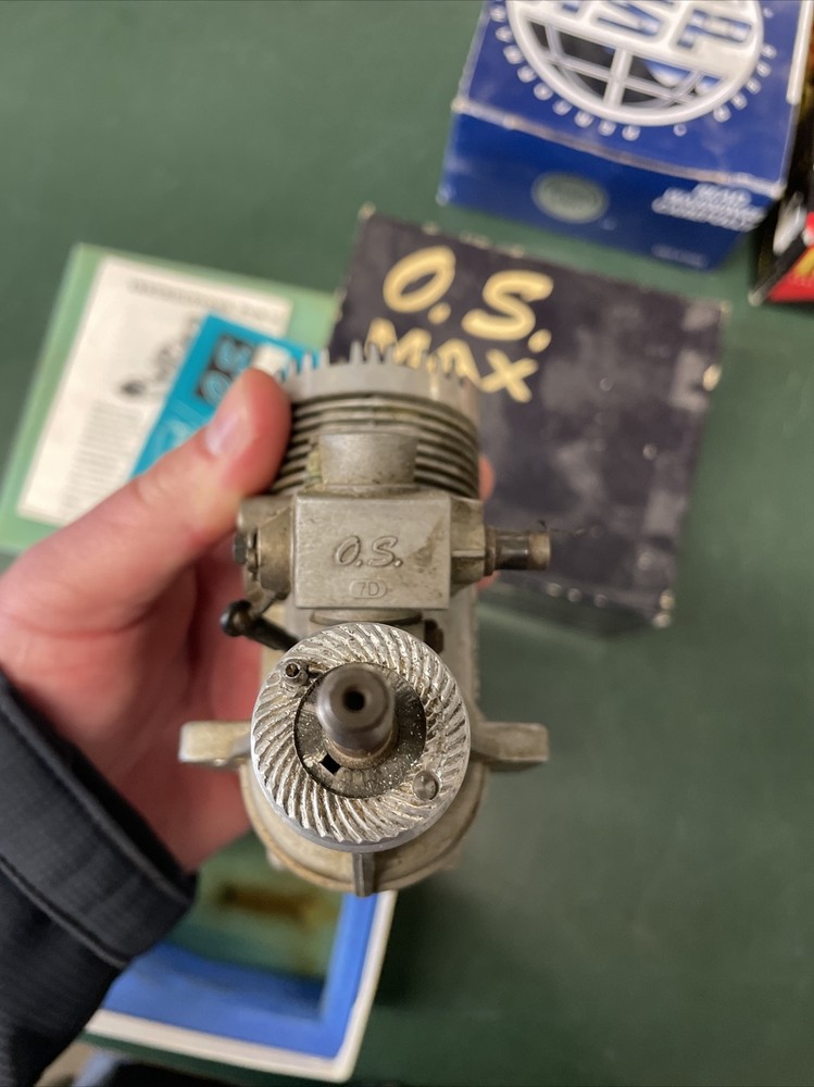 OS MAX 90 90F SR 2-CYCLE R/C MODEL AIRPLANE ENGINE Untested