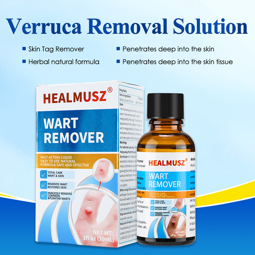 2Pack Wart Remover Liquid Skin Tag Mole Remover Eliminate Feet Corn Wart Remove