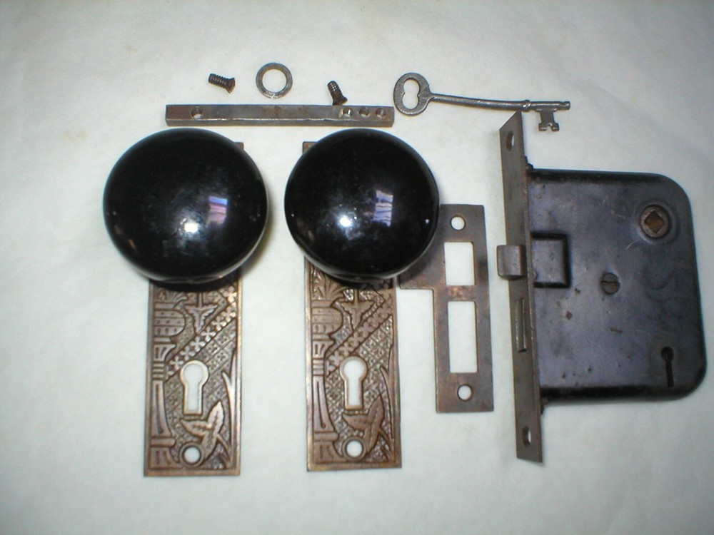Antique Victorian Era Door Hardware