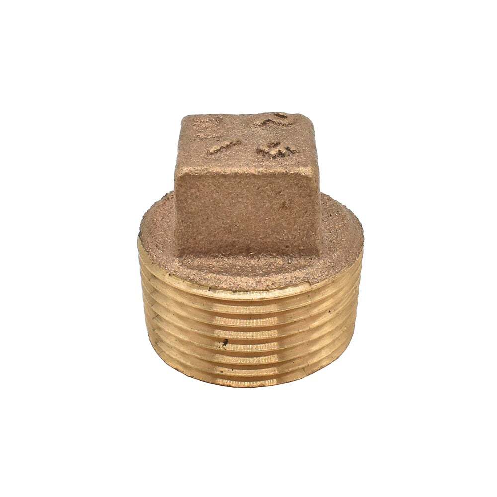Thrifco 5318092 1/2 Inch Brass Plug Fitting