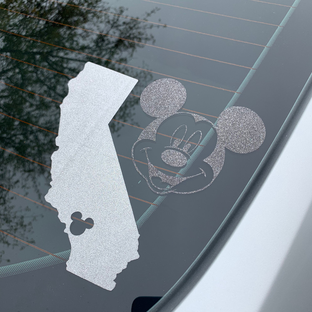 6" Classic Mickey Mouse Face Disney Vinyl Decal Sticker