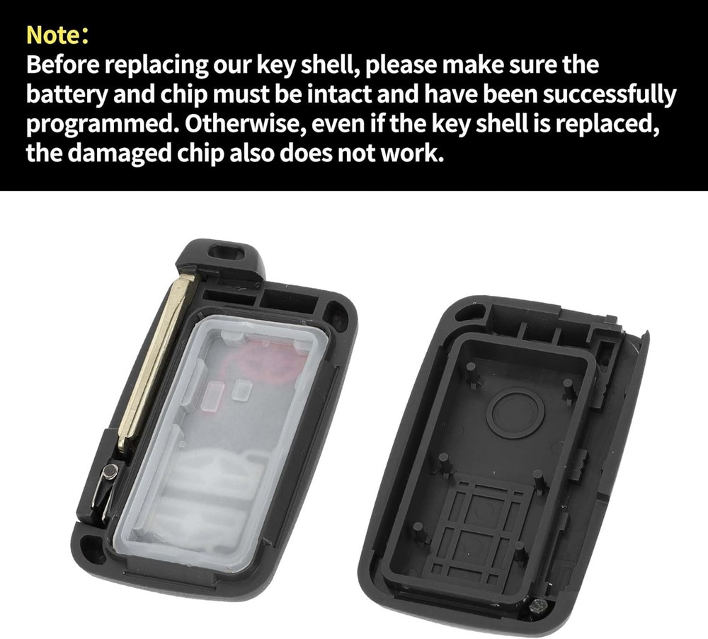 Key Shell Case Keyless Entry Remote Key Fob Replacement Case for 4Runner 2010-20
