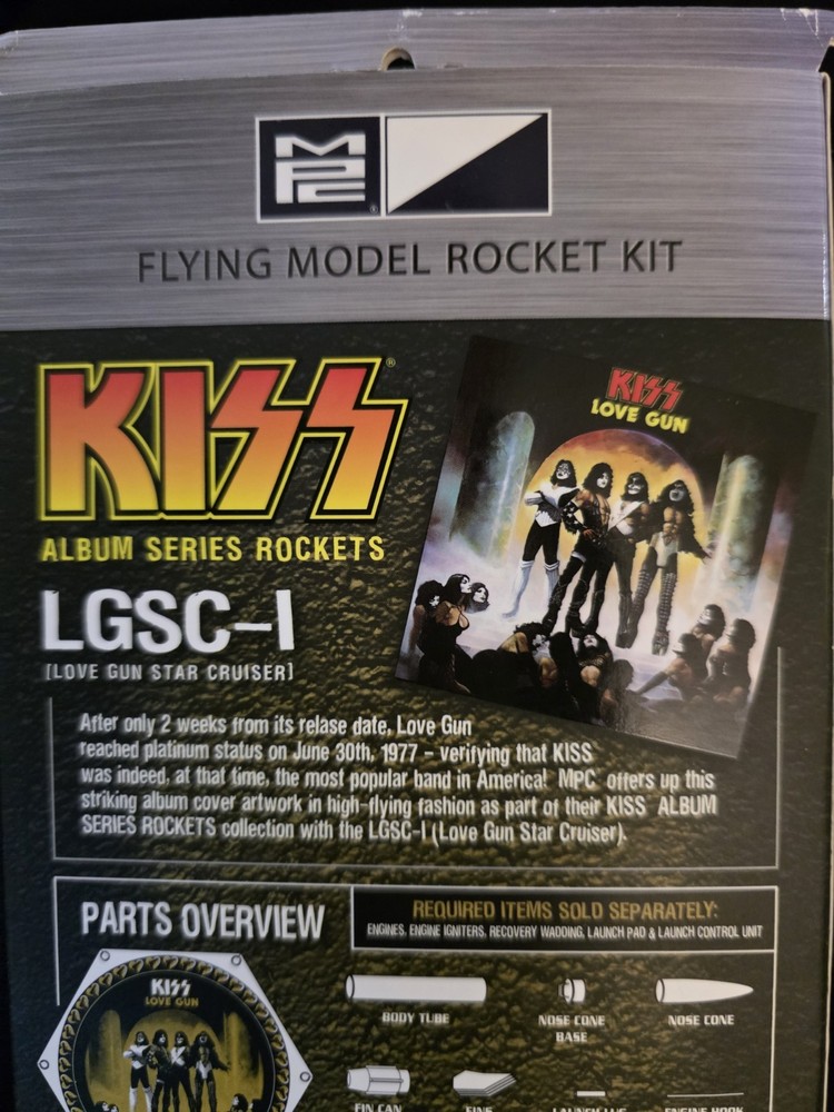 MPC Vintage Model Rocket KISS #LGSC-1