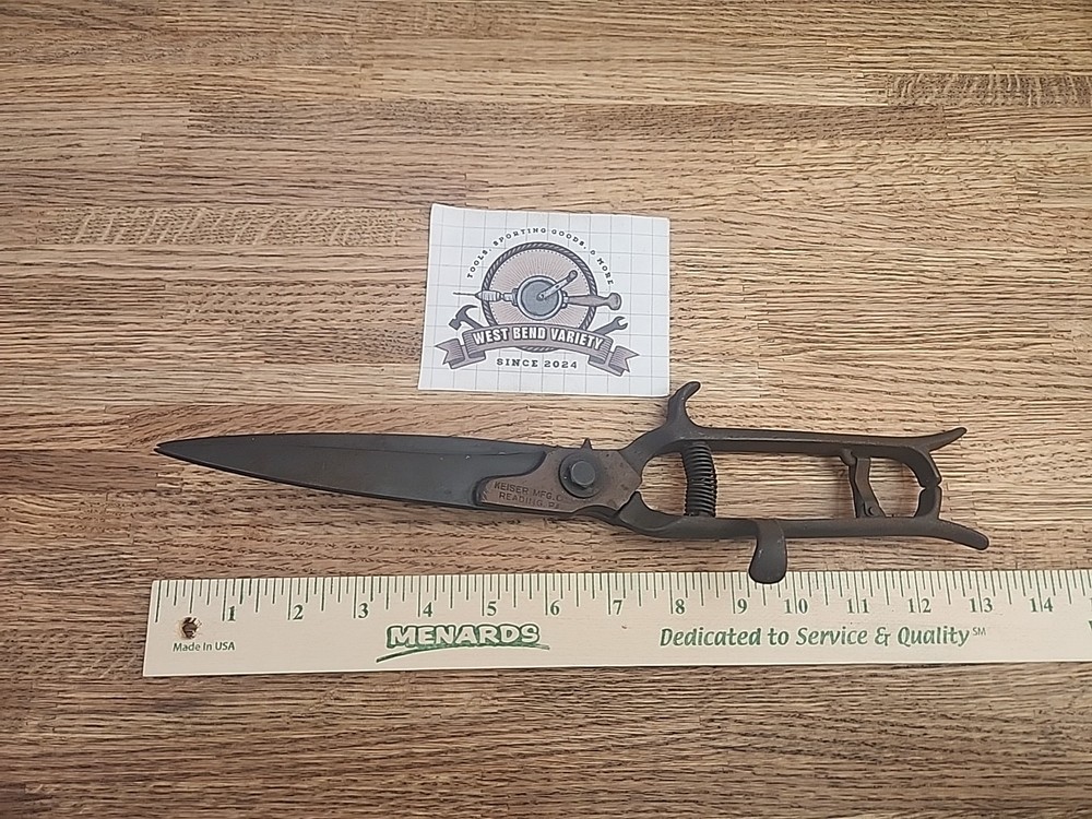 Vintage Keiser Pruning Shears Made in USA Rustic Garden Tool