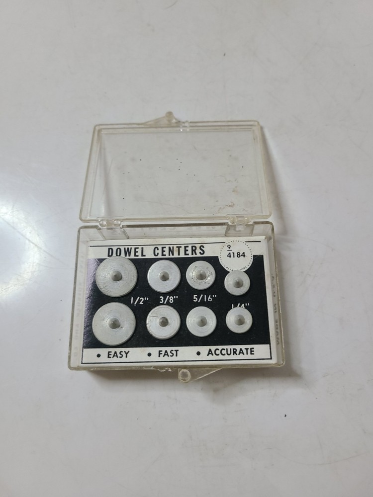 Sears carpenter wood working Dowel Centers 4184