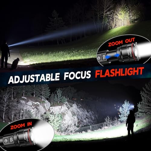 Rechargeable Flashlights Super Bright High Lumens LED Flashlight with 1 Pack