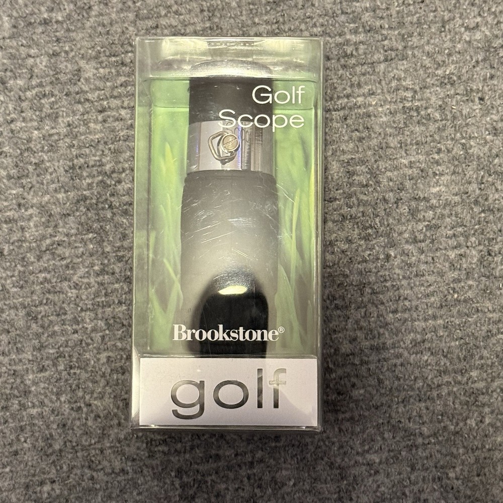 Brookstone GOLF SCOPE 10x25mm Golfscope with Original Box