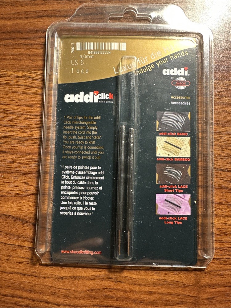 Lot of 3 addi Click Short Rocket 2 Squared & Rocket Interchangeable Needle Tips