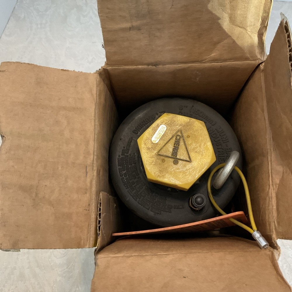 Cherne 262064 Test Ball Plug, Pneumatic, 6 In