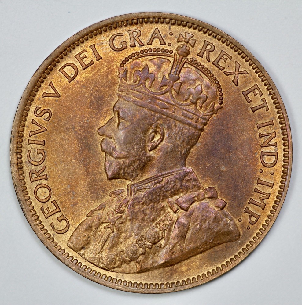 1918 Canada 1c Large Cent UNC