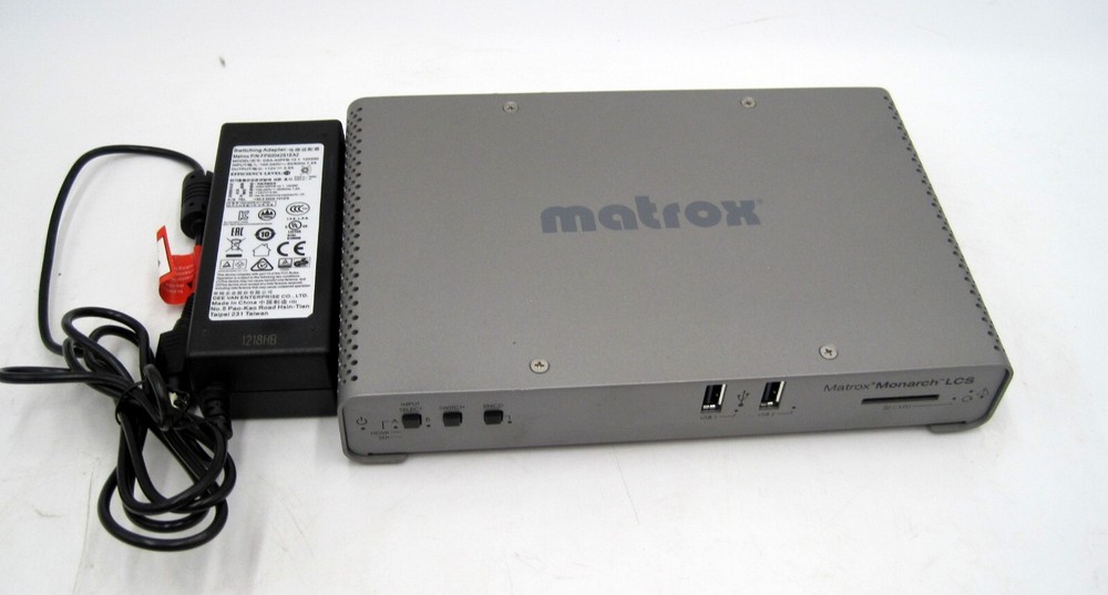 Matrox Monarch LCS  -  IP Streaming Encoder - HDMI & SDI Inputs - w/power supply