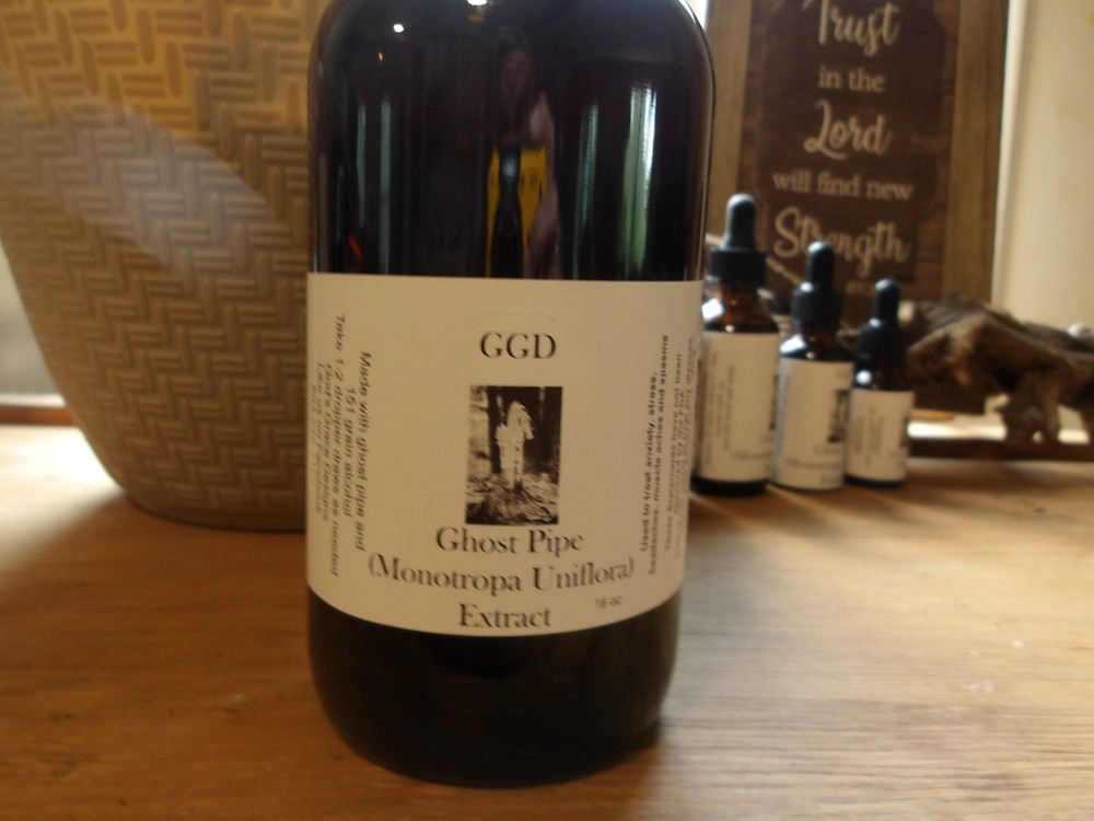 4 oz Ghost Pipe extract ( Monotropa Uniflora)