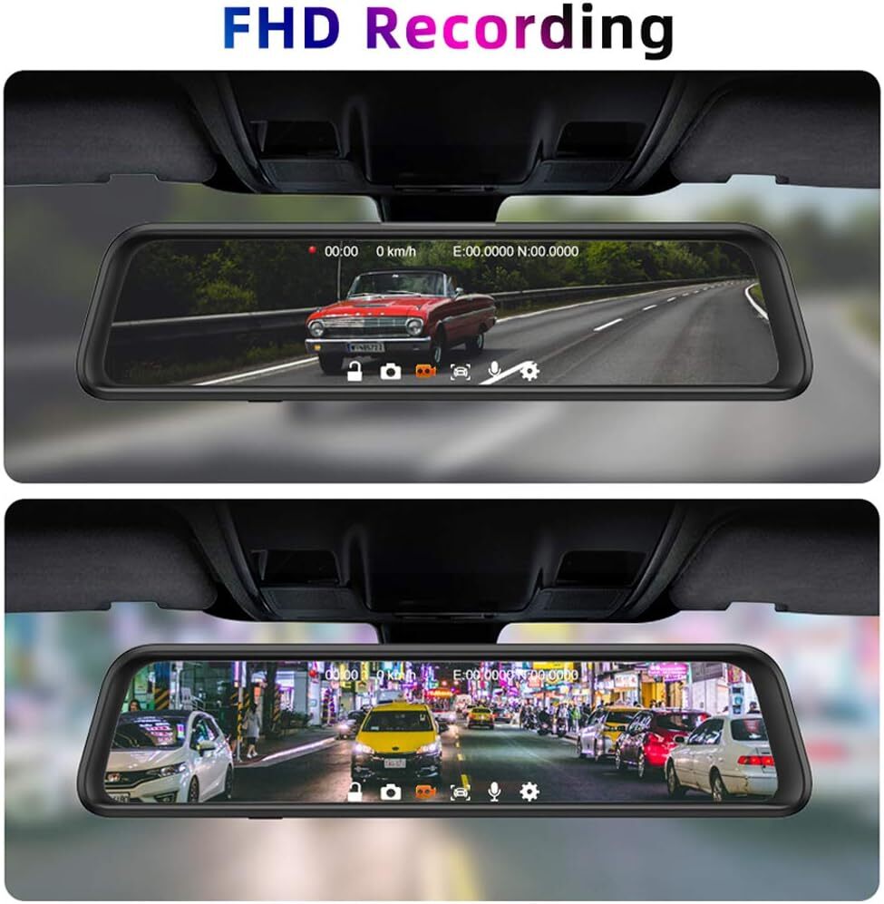 mirror dash cam android ADAS stream backup Mirror car dash camera car dvr camera