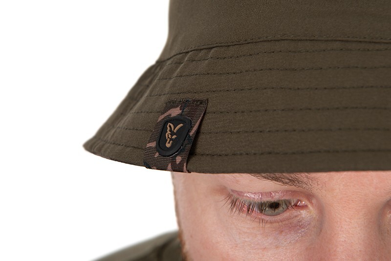 Fox Reversible Bucket Hat Khaki/Camo Fishing Hat