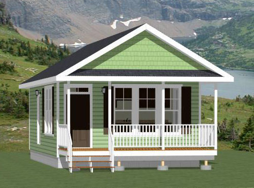 18x30 Tiny House -- 540 sq ft -- PDF Floor Plan - Model 5F