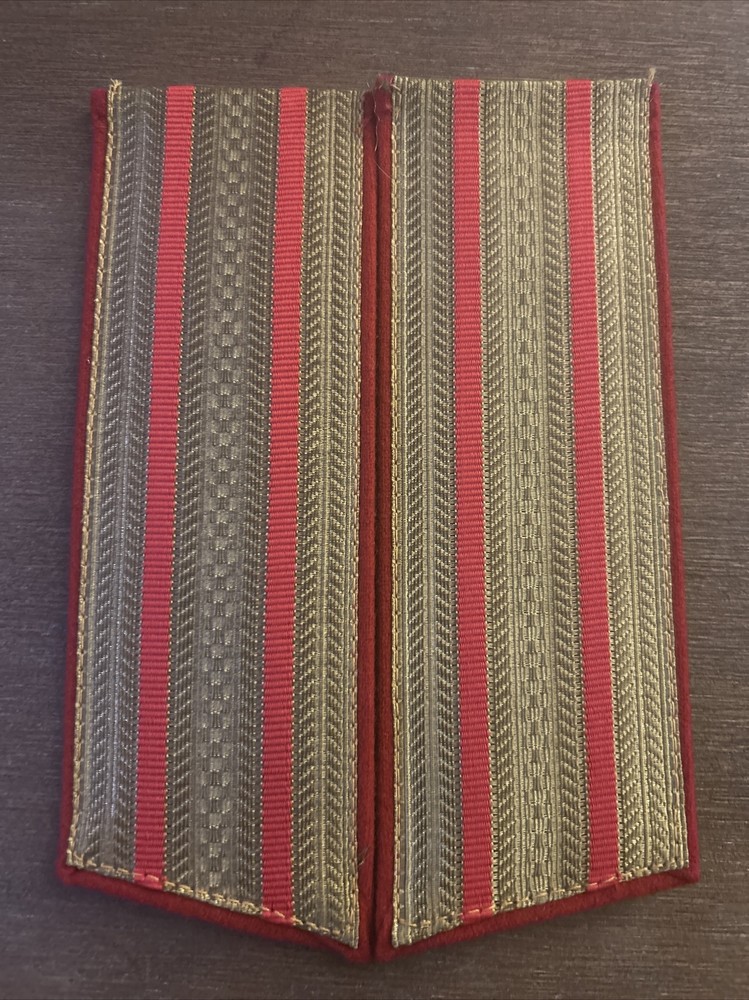 Soviet Russian USSR Army Sr officer Parade Shoulder Boards Pair.
