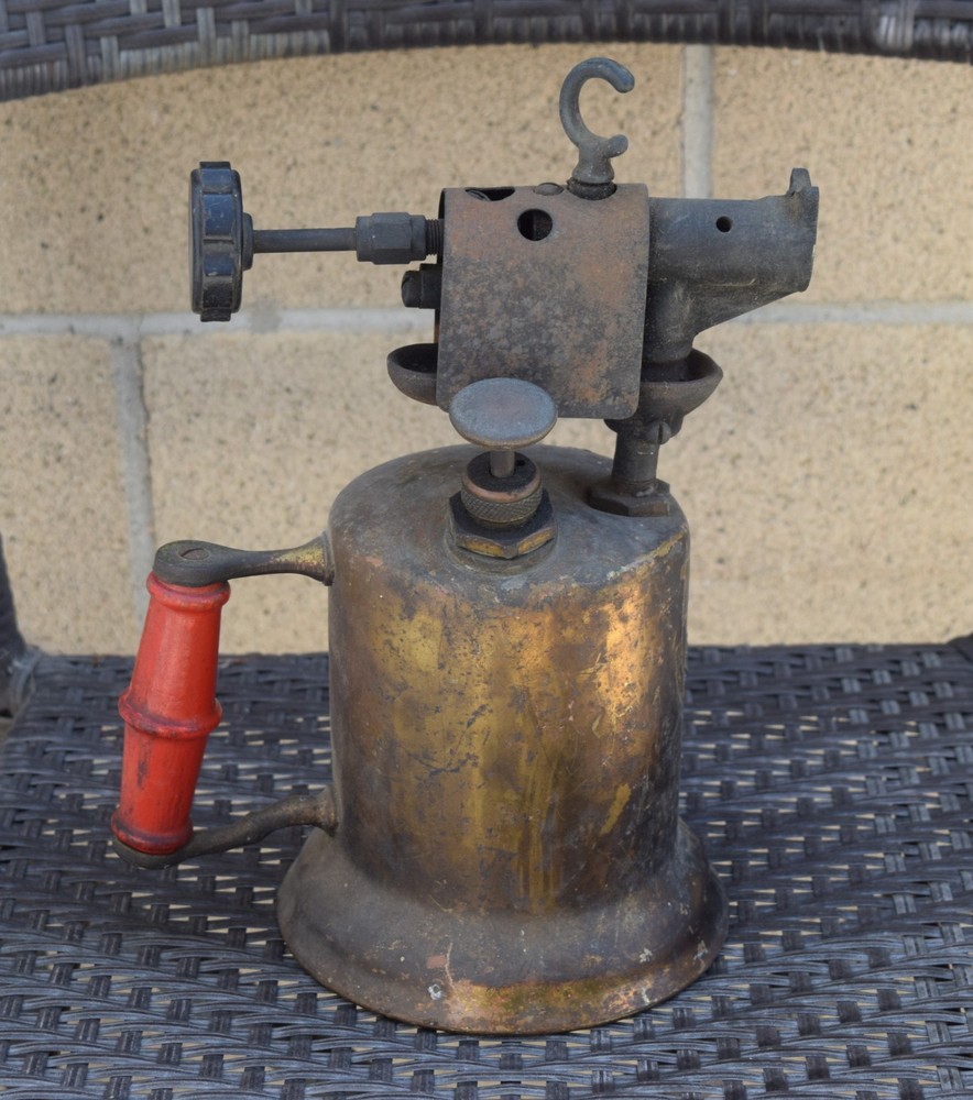 VINTAGE TURNER BRASS BLOW TORCH