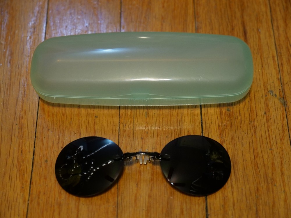 THE MATRIX MORPHEUS (LAURENCE FISHBURNE) SIGNED FRAMELESS RIMLESS SUNGLASSES
