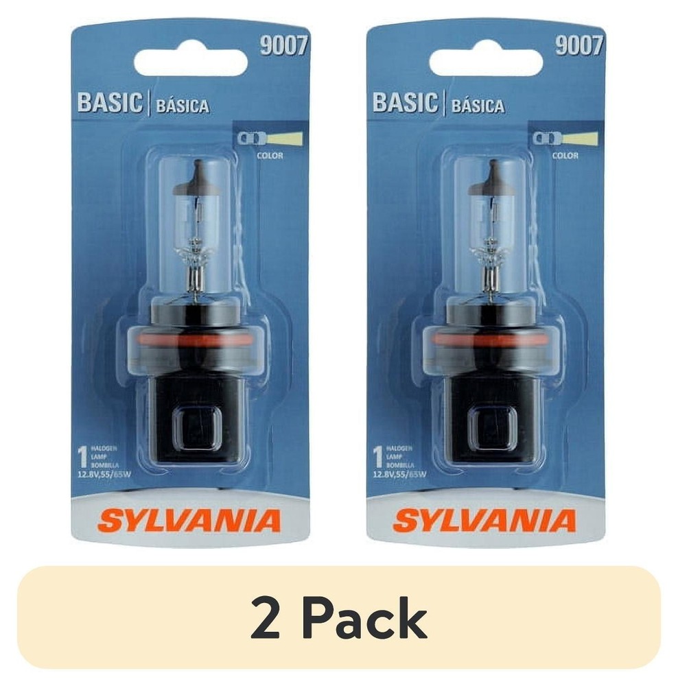 2 pack Basic Halogen Headlight Bulb Compatible with Multiple Cars High Quality