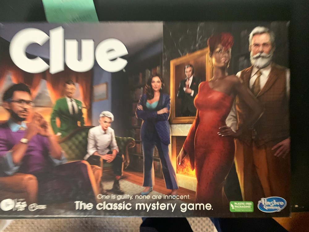 Clue 2023 Suspicious scribblings Card Game Replacement