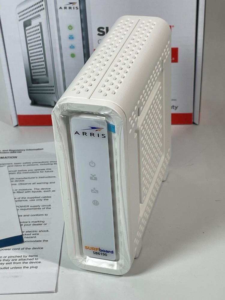 ARRIS Surfboard SB6190 - 32x8 Cable Modem - White