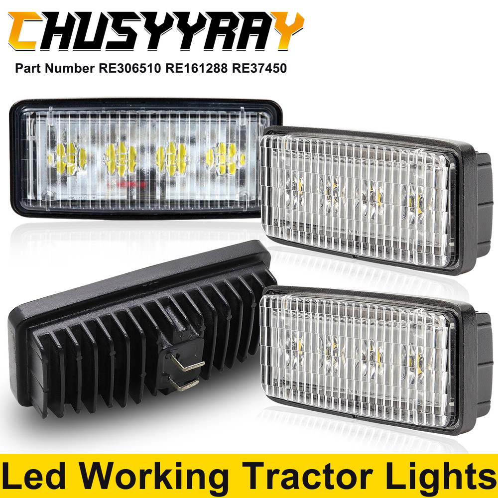 LED Upper Cab Light Fit Deere 6000 Series: 6200, 6300, 6400, 6500
