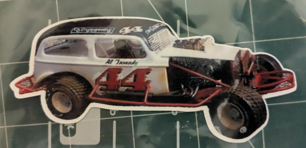LARGE STICKER-OLD MODIFIED #44---FREE SHIPPING