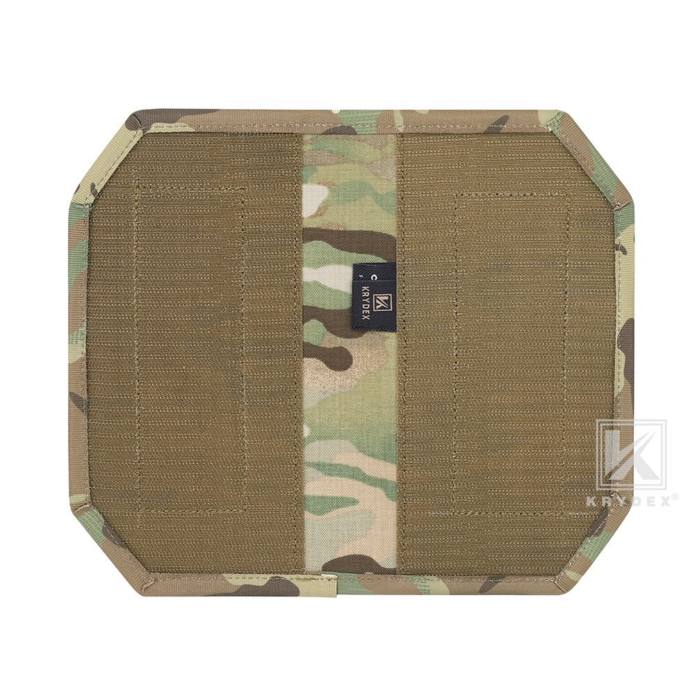 KRYDEX Tactical Organizer Panel Hook Backed Admin EDC Holder Lightweight MC Camo