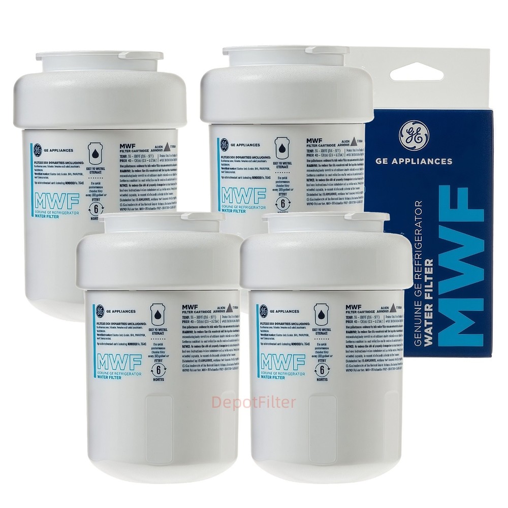 Sealed 4Pack GE SmartWater MWF MWFP GWF HWF 46-9991 Refrigerator Water Filter US