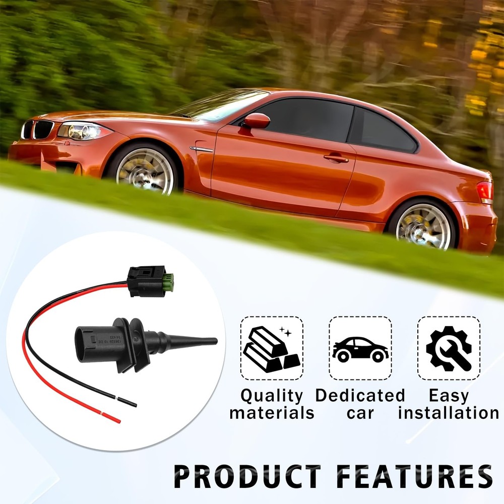 Outside Ambient Air Temperature Temp Sensor - Connector Pigtail Plug...