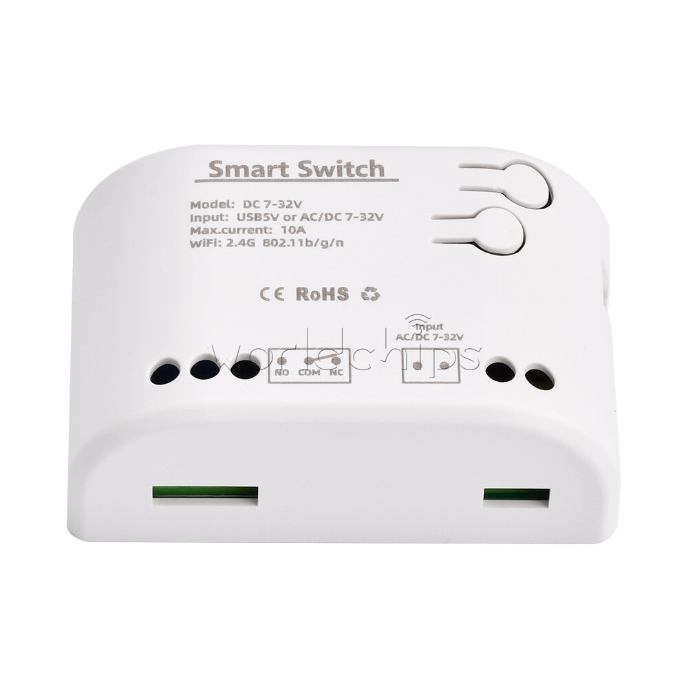 DC 7-32V 2200W Switch Relay Timer Wireless Remote Control Inching/Self-Locking