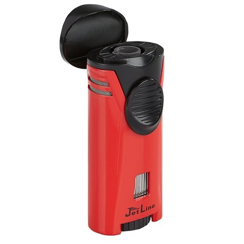 Jetline Bugle RED/BLACK Single Flame Torch - JETLINE BUGLE RED