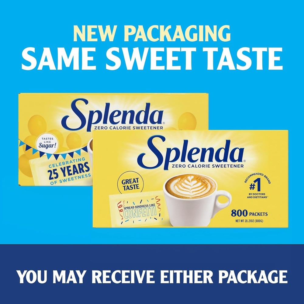 Splenda Zero Calorie Sweetener Packets (800 ct.)