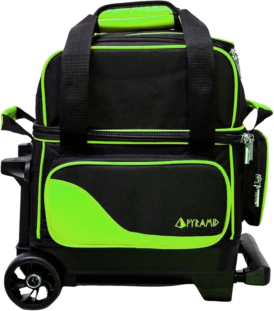 Path Pro Deluxe Single Roller Bowling Bag with Separate Shoe Compartment (Up to