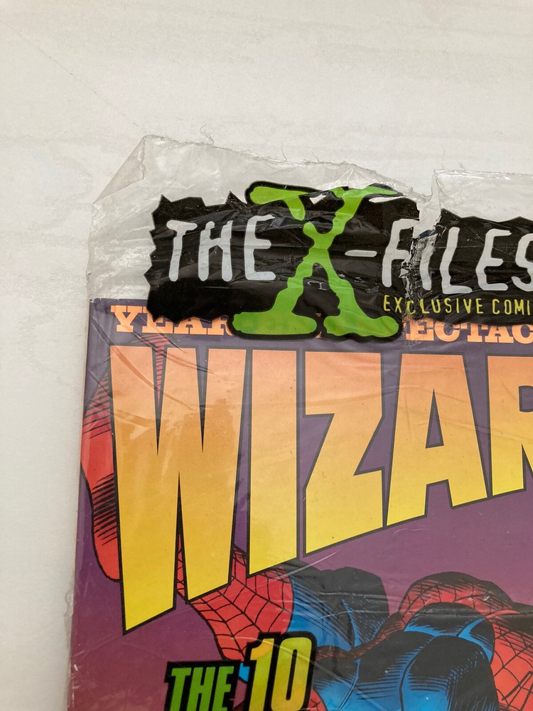 Wizard Comics Magazine January 1996 #53 Polybag Spider-Man With Inserts