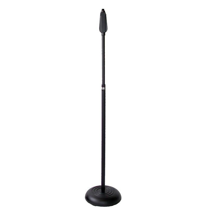 Audio2000S AST4276B One hand Operation Microphone stand with round base-NEW