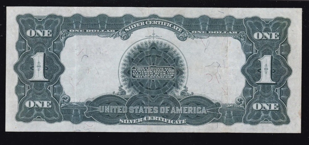 1899 $1 🇺🇸 Silver Certificate ( 4 Digit )( Unique & Gorgeous Example ) RARE