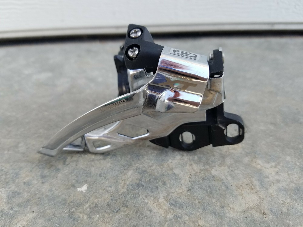 Shimano Deore XT Front Derailleur 2 x 10 Dual Pull 120 grams Direct Mount Great