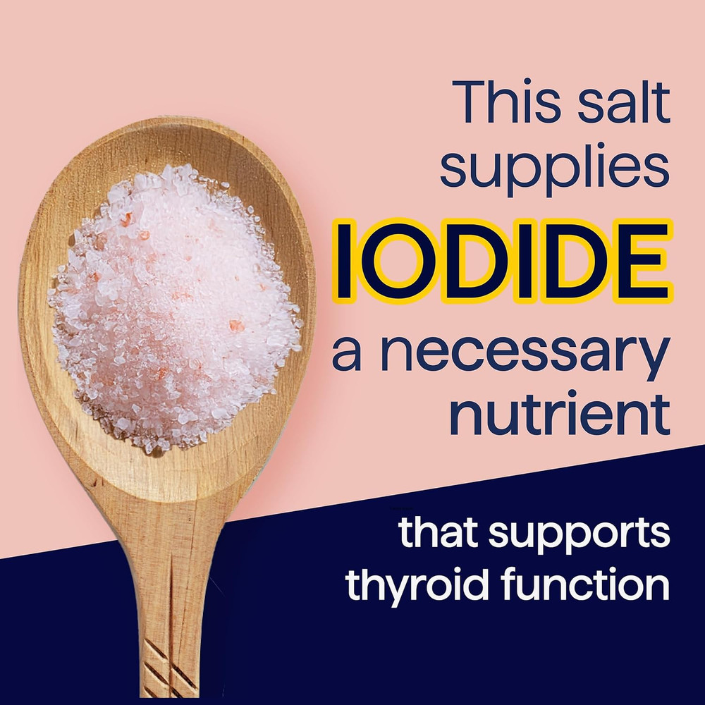 Iodized Himalayan Pink Salt, 22 Oz (2 Pack)